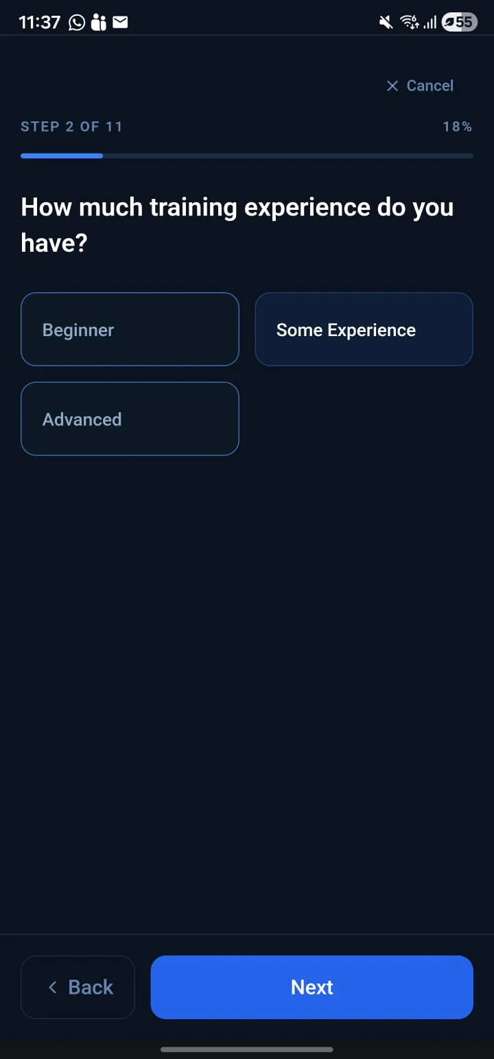 Onboarding Umfrage Frage 2